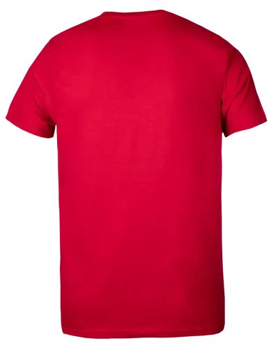 Classic T-Shirt Red - Backview.webp