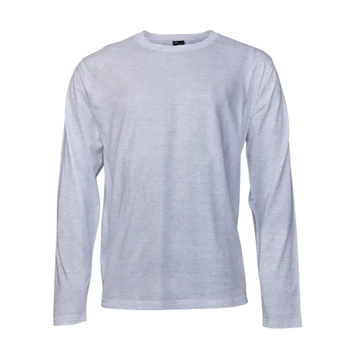 Premium Long Sleeve T-Shirt Grey Melange.webp