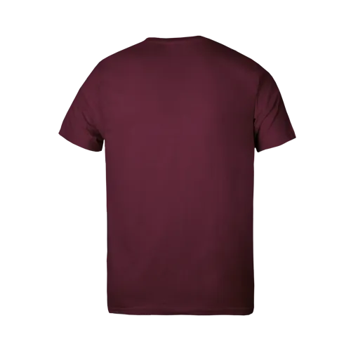 Classic T-Shirt Burgundy backview.webp