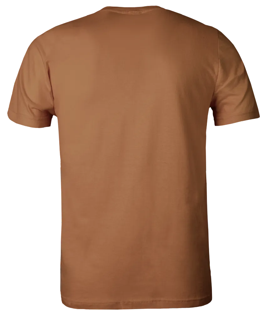 Classic T-Shirt Tobacco Backview.webp