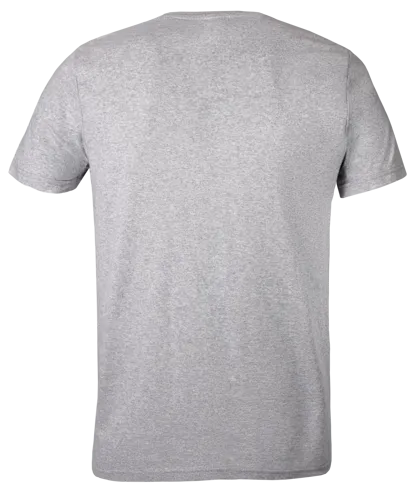 Classic T-Shirt Grey Melange-Backview.webp