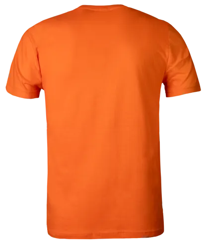 Classic T-Shirt Orange - Backview.webp