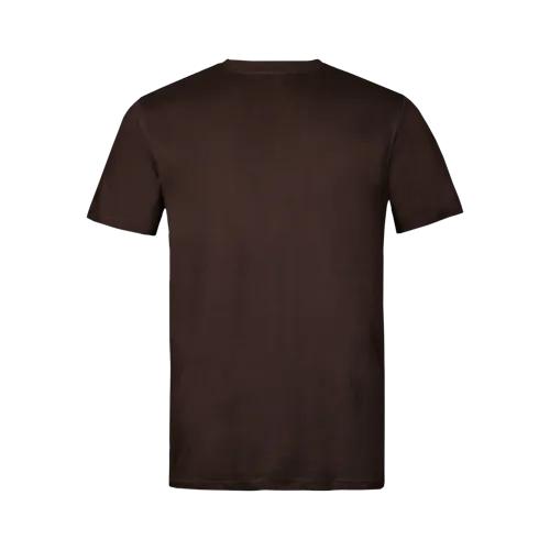 Classic T-Shirt Chocolate backview.webp